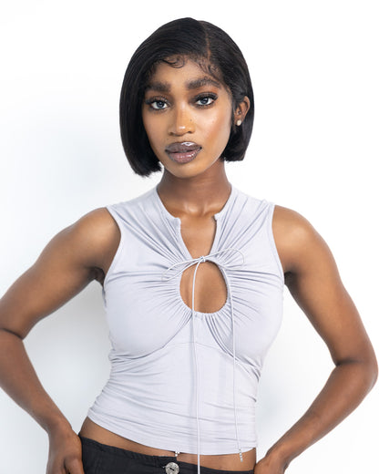 GRAY KEYHOLE TANK