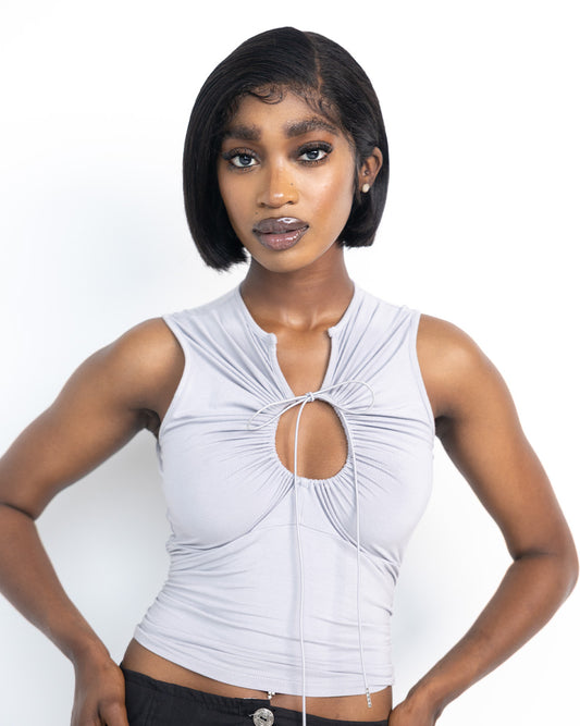 GRAY KEYHOLE TANK